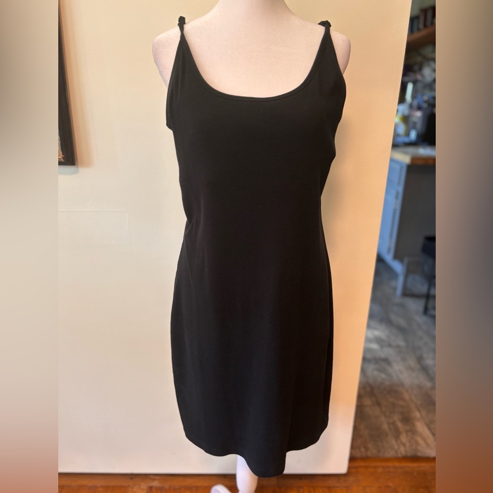 Old Navy Black Midi Dress